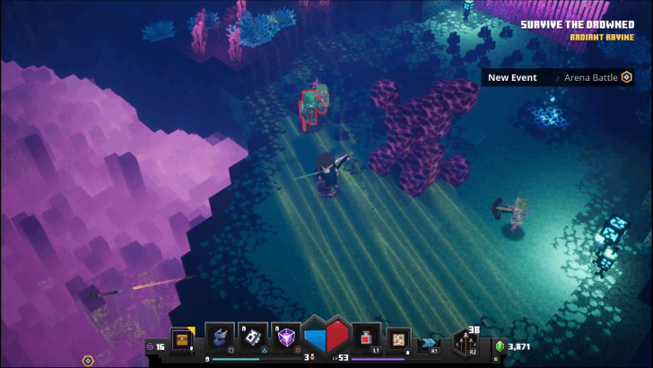 Minecraft Dungeons - Radiant Ravine Survive the Drowned