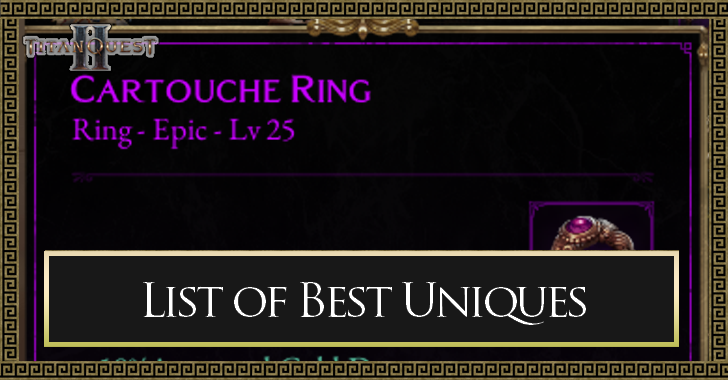 Titan Quest 2 - Best Unique Items