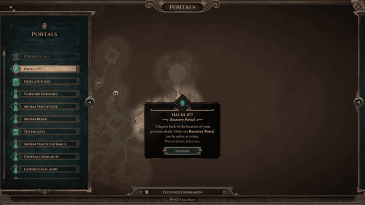 Titan Quest 2 - Revive in a Settlement