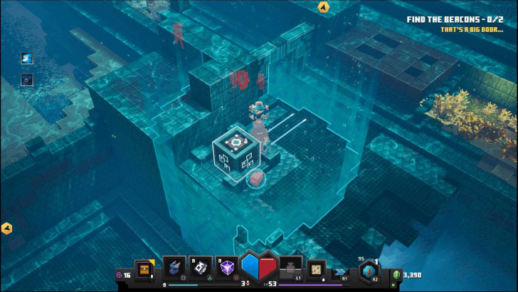 Minecraft Dungeons - Abyssal Monument Find the Beacons