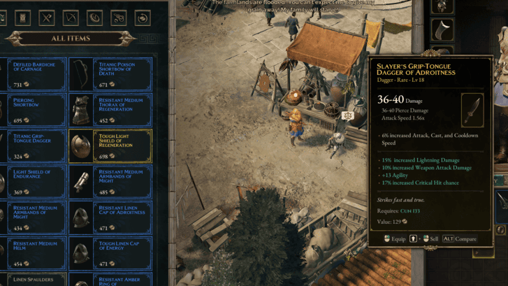 Titan Quest 2 - Bulk Selling