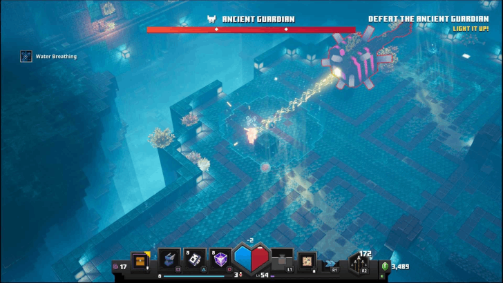 Minecraft Dungeons - Ancient Guardian Beam