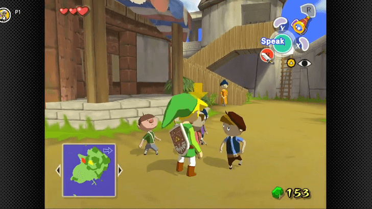 The Killer Bees outside the schoolhouse