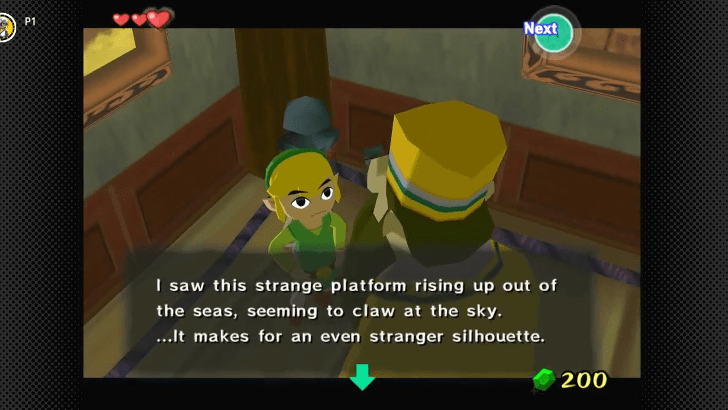 Lenzo telling a story about his pictograph