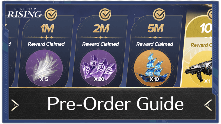 Destiny Rising - Pre-Order Guide