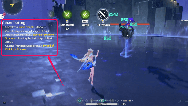 Full Explanation is Displayed on the Left