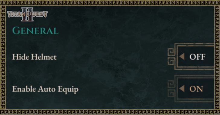 Titan Quest 2 - How to Hide Helmet
