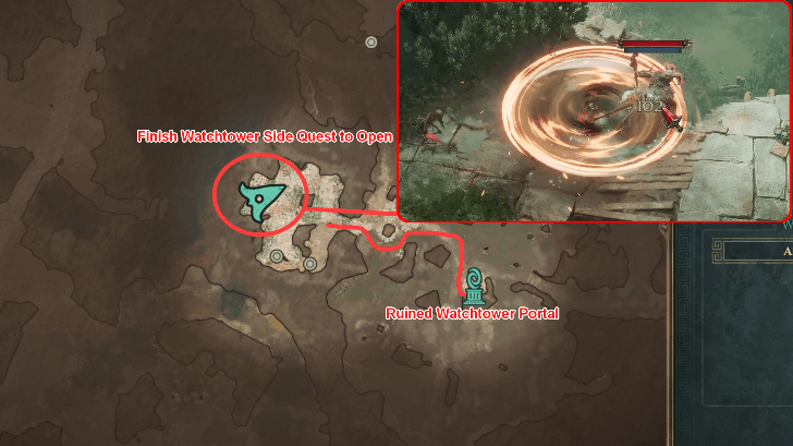 Skeleton ~ Warlock Boss Location