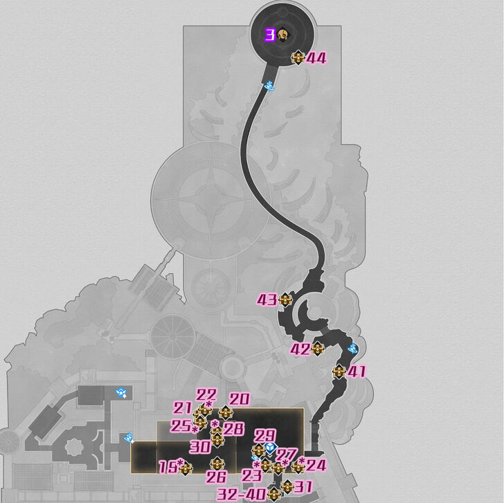 HSR - Warbling Shores Styxia Chest Map B1