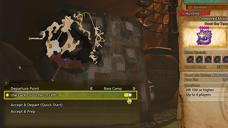 Use Lucky Vouchers for Glowing Stones