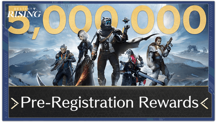 Destiny Rising - All Pre-Registration Rewards