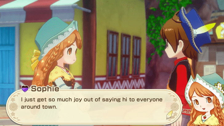 Story of Seasons Grand Bazaar - Talking with Sophie