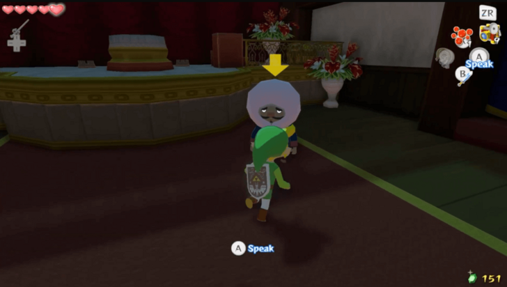 Auction House Heart Piece overworld location