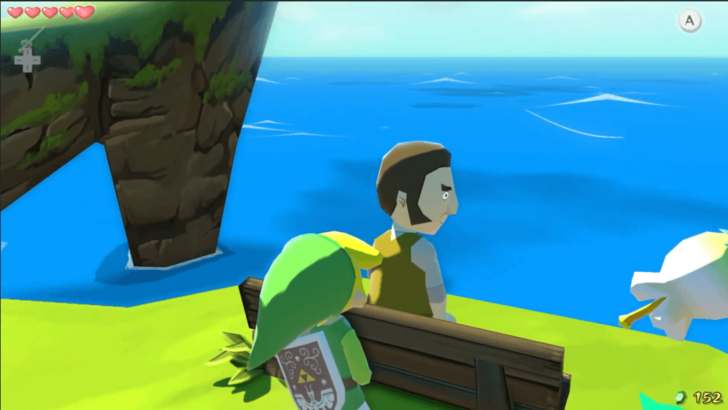 Windfall Island Joy Pedestal Heart Piece overworld location