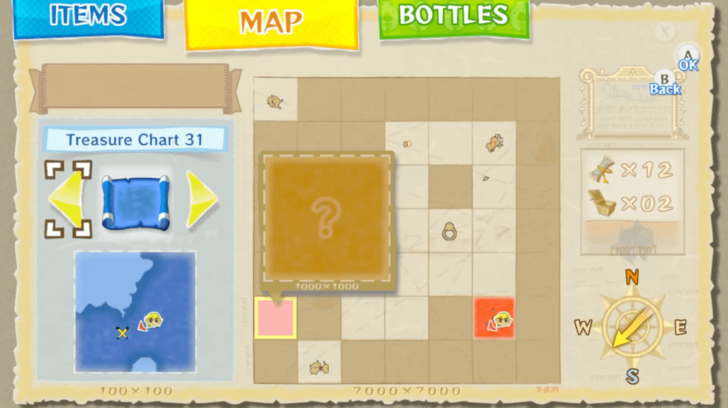 Forest Haven Treasure Chart Heart Piece map location