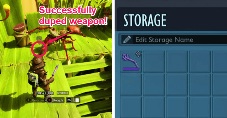 Grounded 2 Successfully Duped Weapon