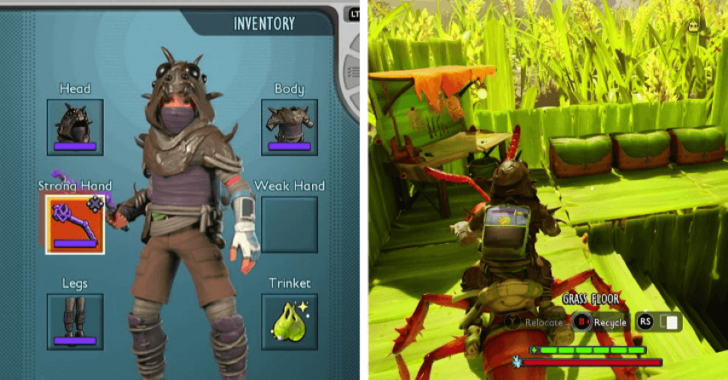 Grounded 2 Equip Weapon and Ride Buggy