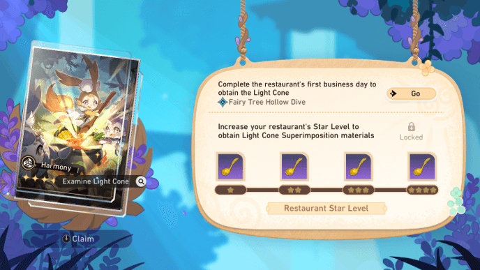 HSR Chrysos Maze Grand Restaurant - The Forever Victual Light Cone Reward