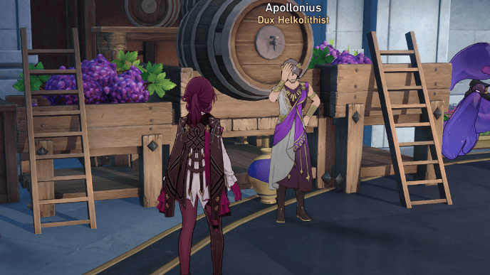 HSR Where Stone and Wind Stood Still - Talk to Apollonius