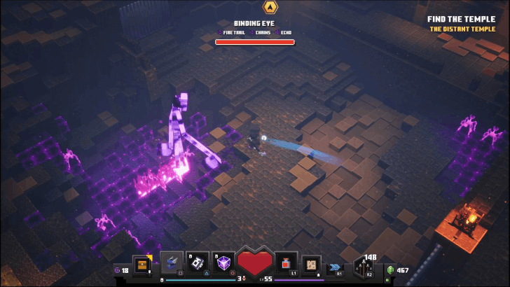 Minecraft Dungeons - Eye of Ender Cacti Canyon Defeat Endersent