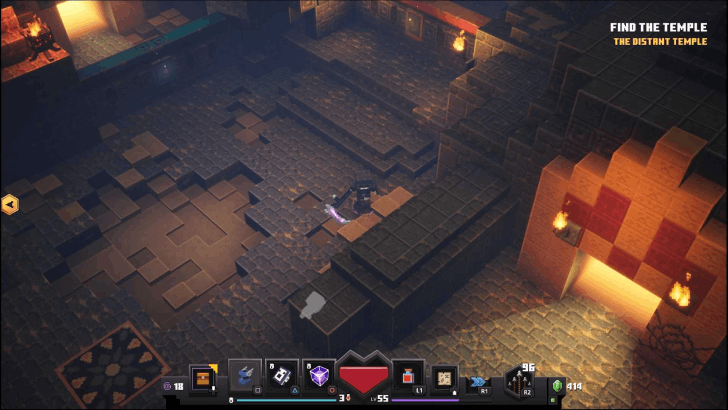 Minecraft Dungeons - Eye of Ender Cacti Canyon Find Blue Key