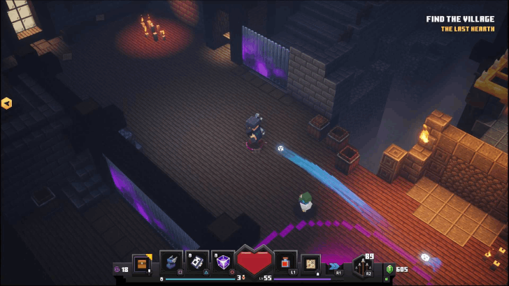 Minecraft Dungeons - Eye of Ender Pumpkin Pastures Defeat Mobs (2)