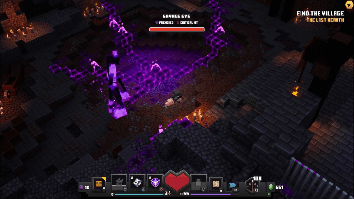 Minecraft Dungeons - Eye of Ender Pumpkin Pastures Defeat Endersent