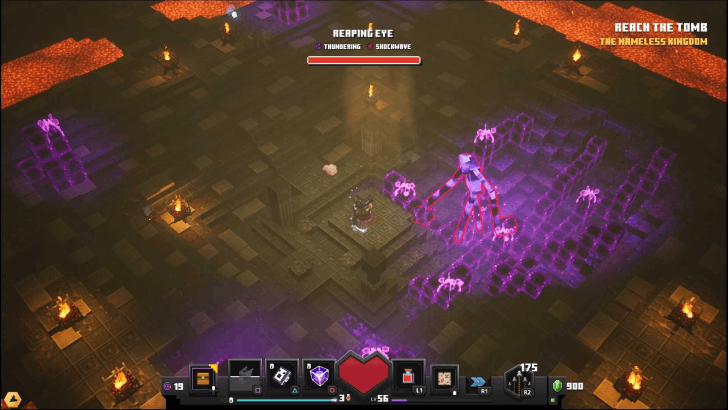 Minecraft Dungeons - Eye of Ender Pumpkin Pastures Defeat Endersent