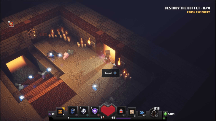 Minecraft Dungeons - Eye of Ender Highblock Halls Go Through Entrances