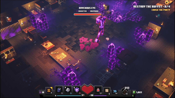 Minecraft Dungeons - Eye of Ender Highblock Halls Defeat Endersent