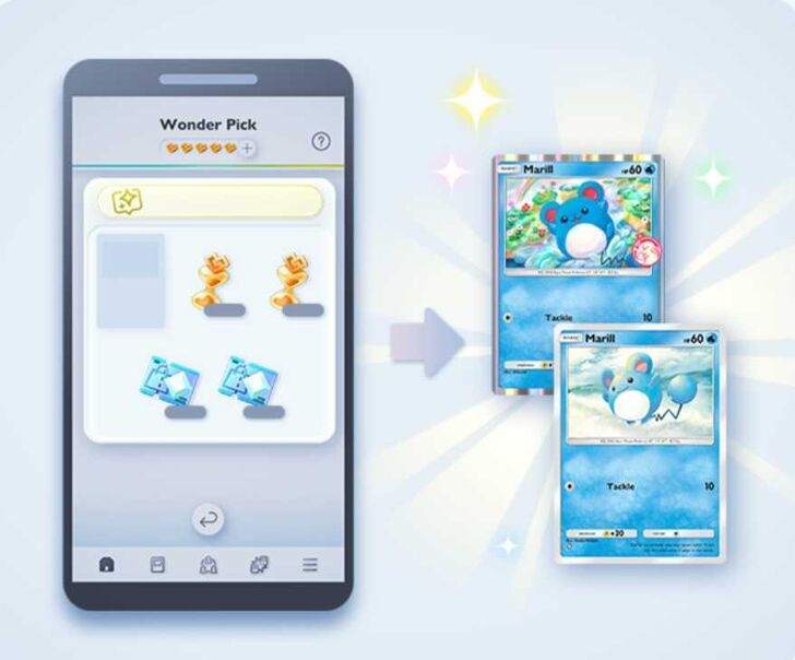 Pokemon TCG Pocket - Marill and Weavile Wonder Pick Event