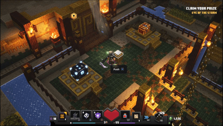 Minecraft Dungeons - Gauntlet of Gales Claim Your Prize