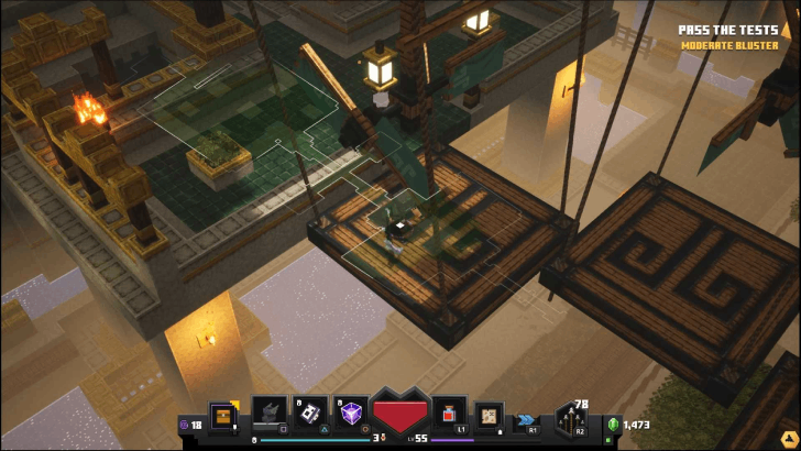 Minecraft Dungeons - Gauntlet of Gales Pass the Tests Platforms