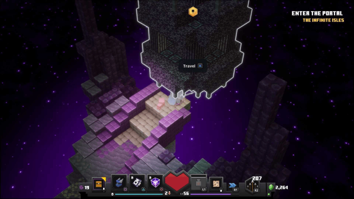 Minecraft Dungeons - End Wilds Enter the Portal