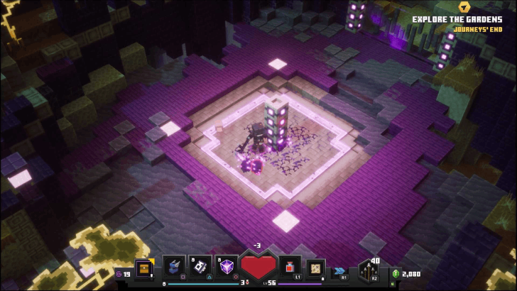 Minecraft Dungeons - End Wilds Explore the Gardens