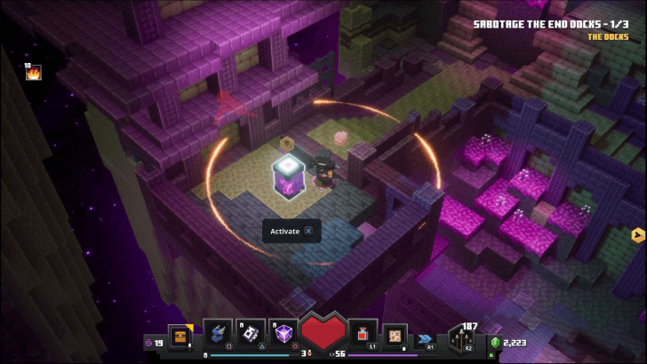 Minecraft Dungeons - End Wilds Sabotage the End Docks