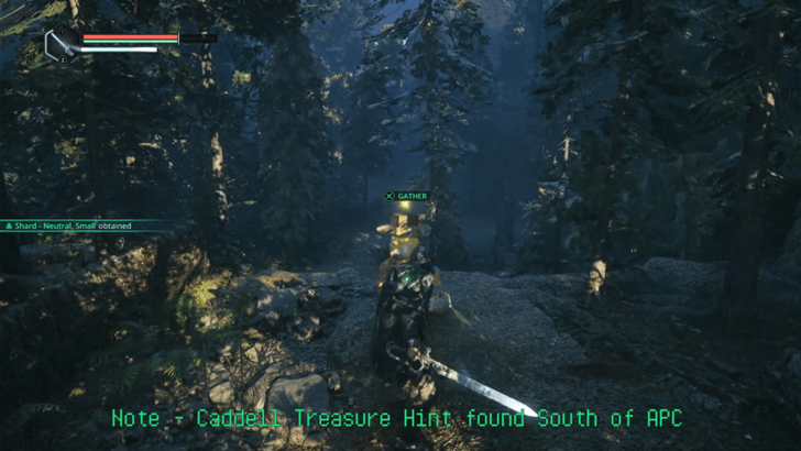 How to Get Note - Caddell Treasure Hint