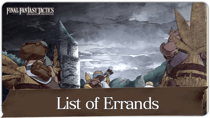 List of Errands