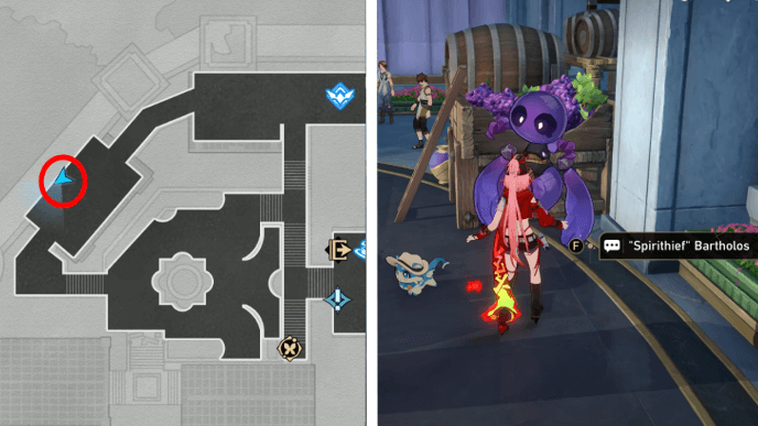 Honkai Star Rail - Go to The Courtyard of Warbling Shores