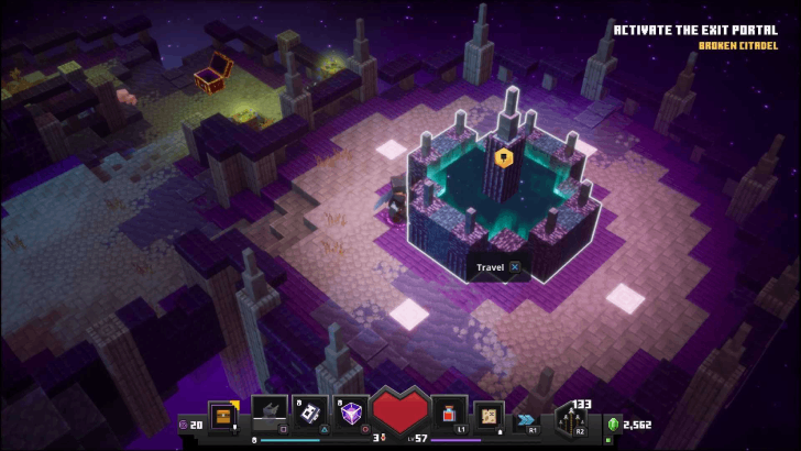 Minecraft Dungeons -Broken Citadel Activate the Exit Portal