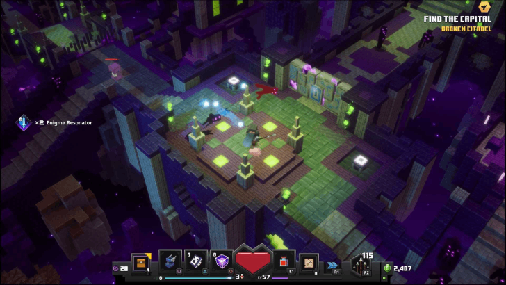 Minecraft Dungeons -Broken Citadel Find the Capital