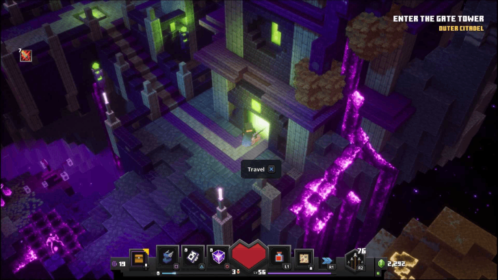 Minecraft Dungeons -Broken Citadel Enter the Gate Tower