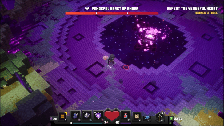 Minecraft Dungeons -Broken Citadel Defeat the Vengeful Heart