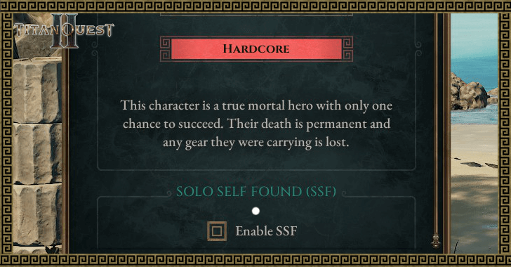Titan Quest 2 Hardcore Mode No Text