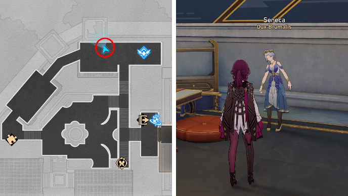 Honkai Star Rail - Talk to Seneca