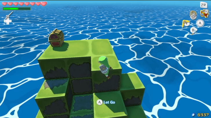 Angular Isles Heart Piece overworld location