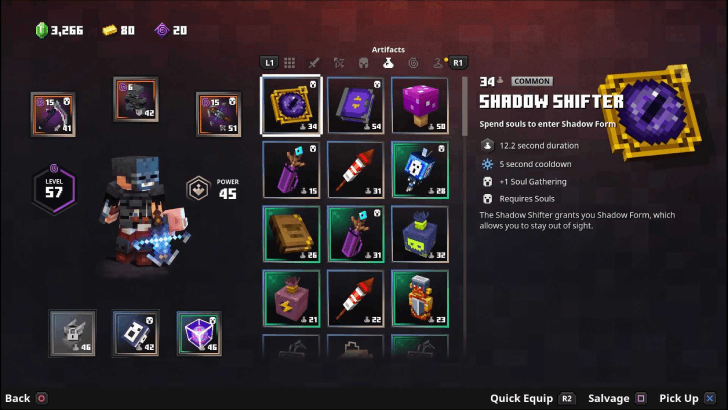 Minecraft Dungeons - Echoing Void New Equipment