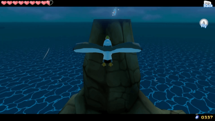 Headstone Island Heart Piece overworld location