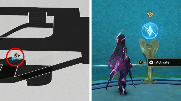 Honkai Star Rail - Use the Shrine of Prayers in Warbling Shores Styxia B1