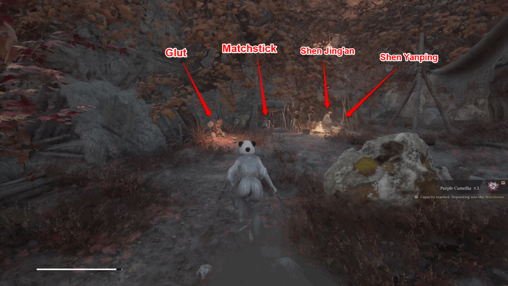 Yonder Gang Locations in the Refugee Camp